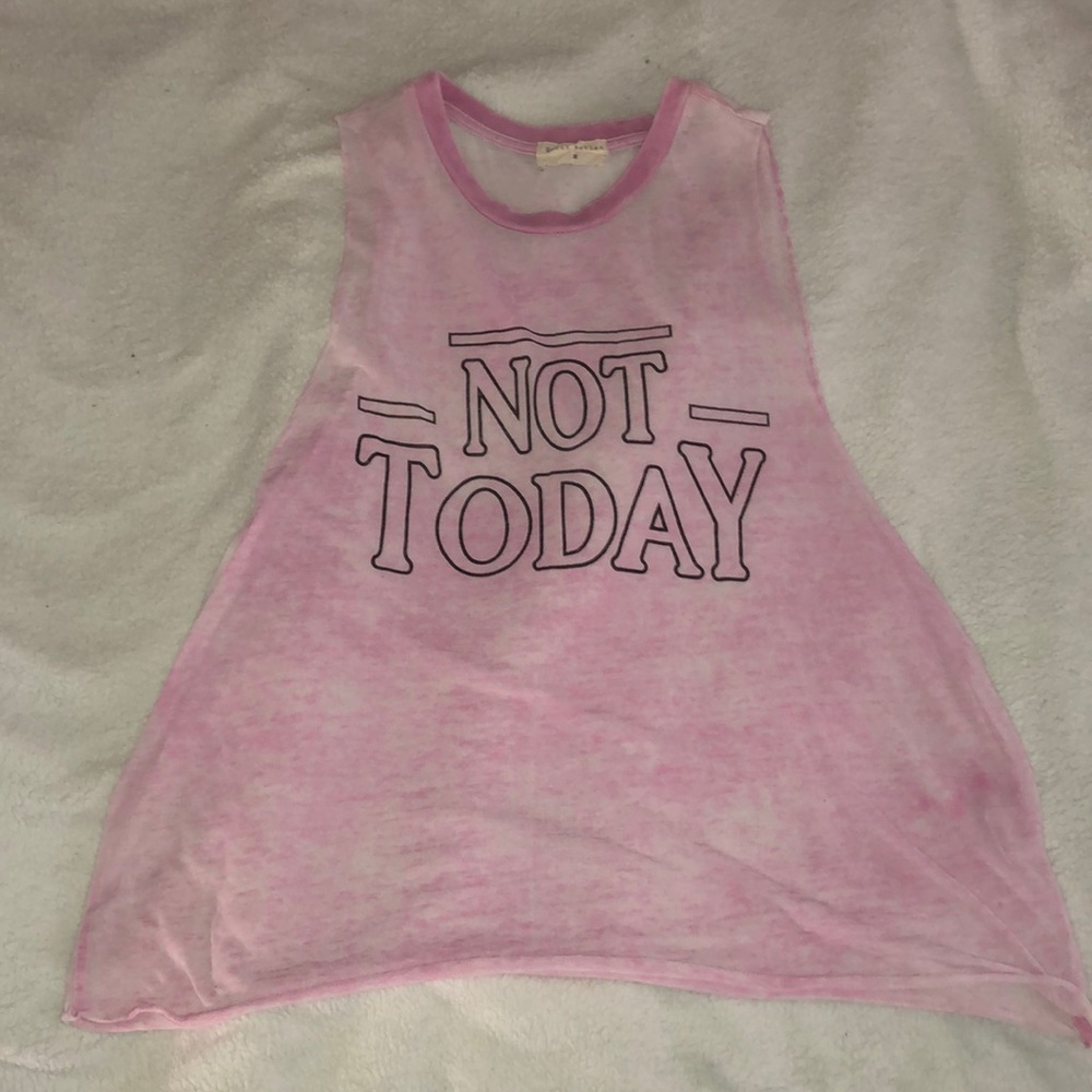 Urban Nation Not Today Muscle Tank Top